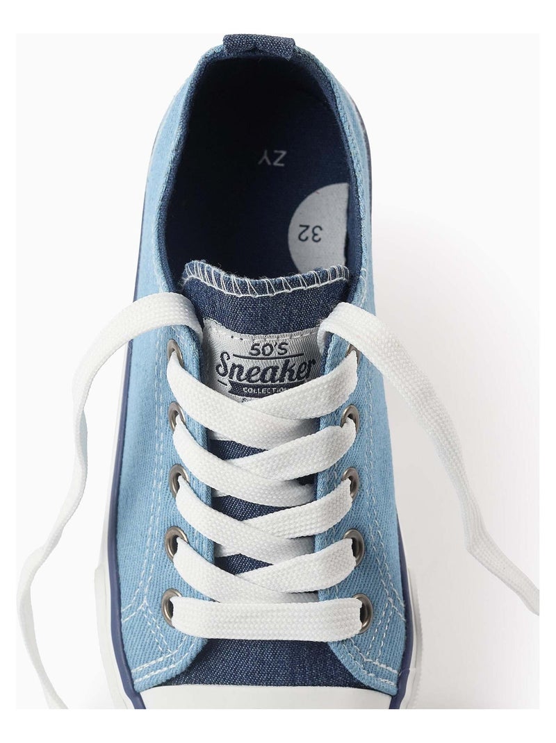 Baskets en Jean Bleu - Kiabi