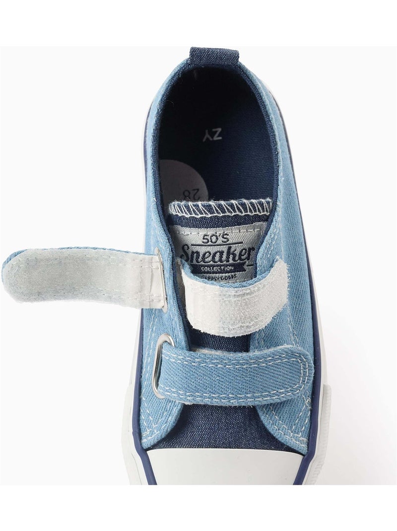 Baskets en Jean Bleu - Kiabi