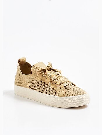 Baskets en maille ajourée avec lacets - AFIBEL