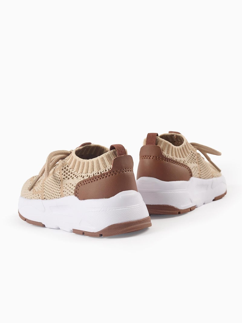 Baskets en Mesh Beige clair - Kiabi