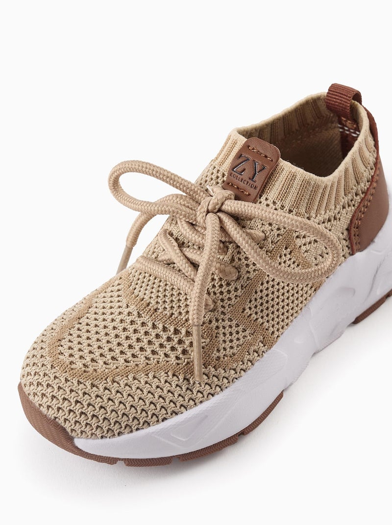 Baskets en Mesh Beige clair - Kiabi