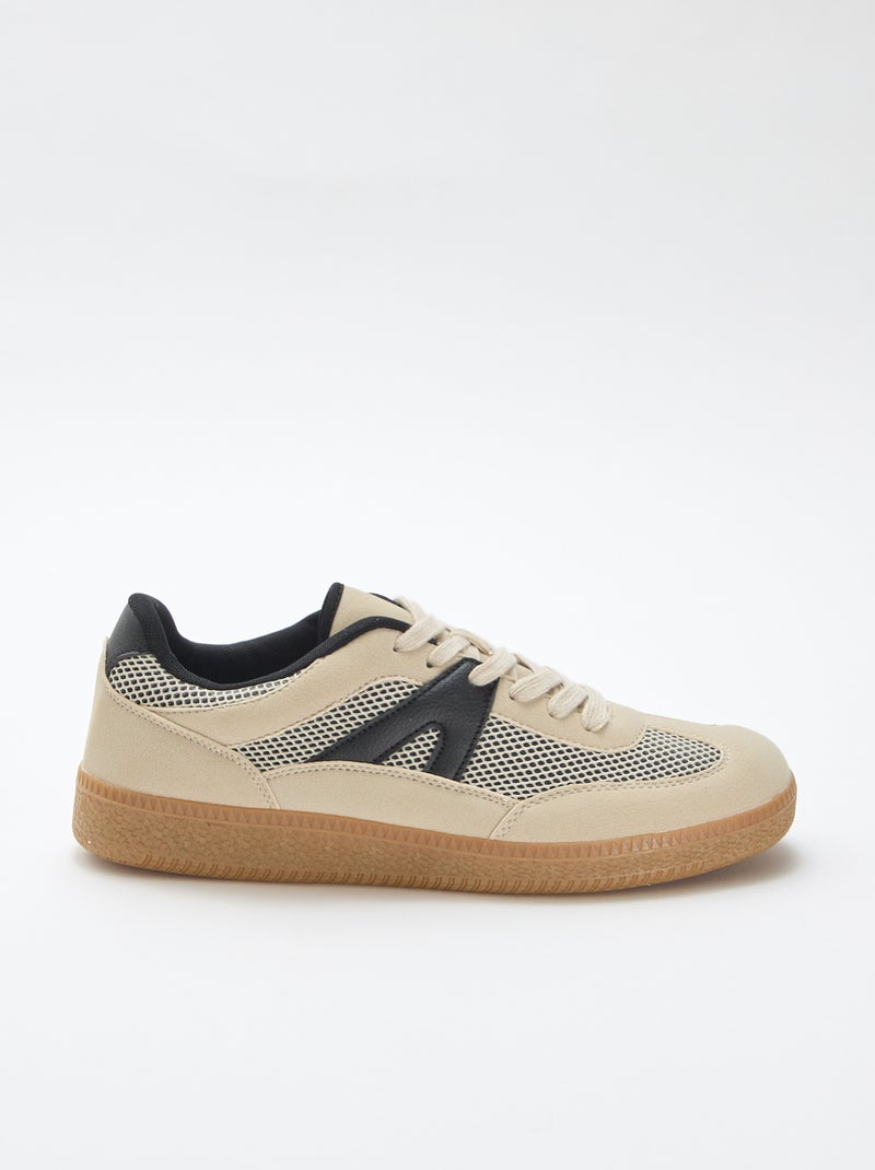Baskets en mesh Beige - Kiabi