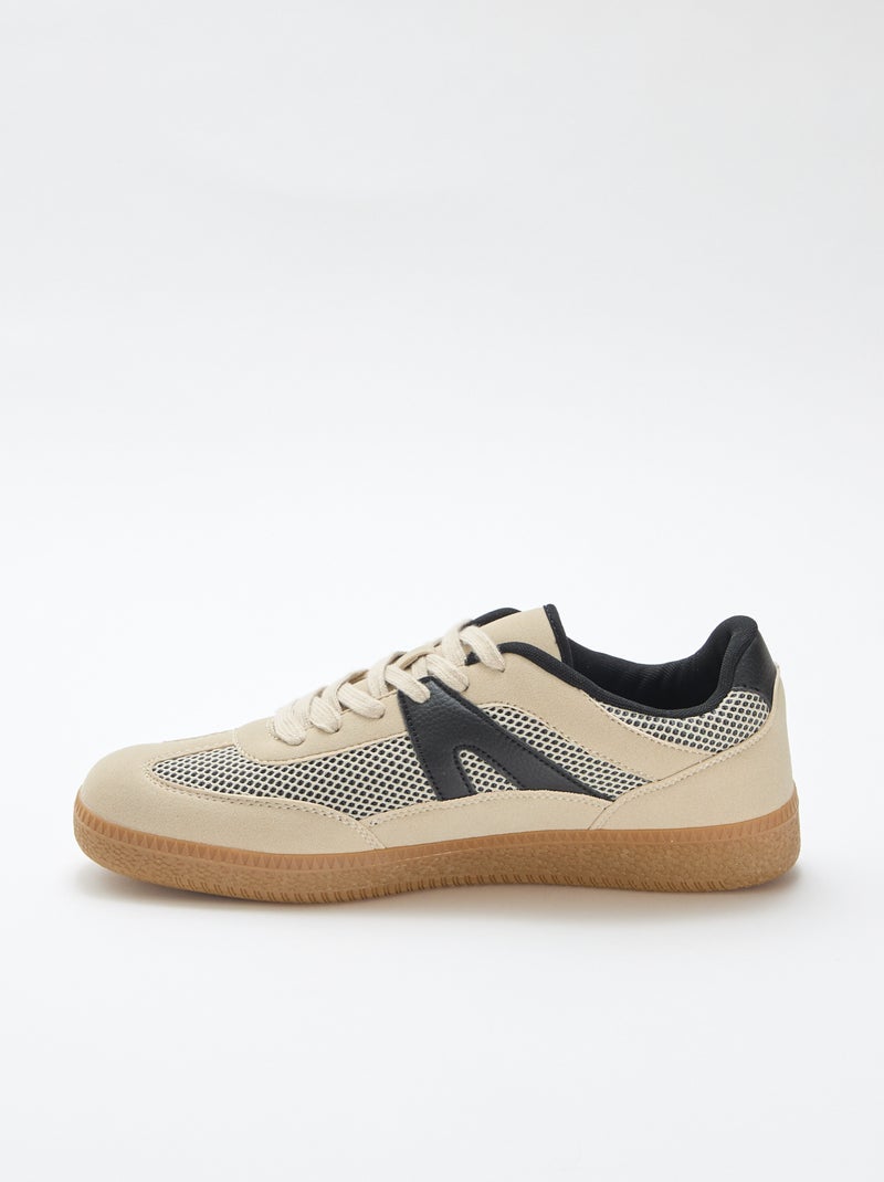 Baskets en mesh Beige - Kiabi