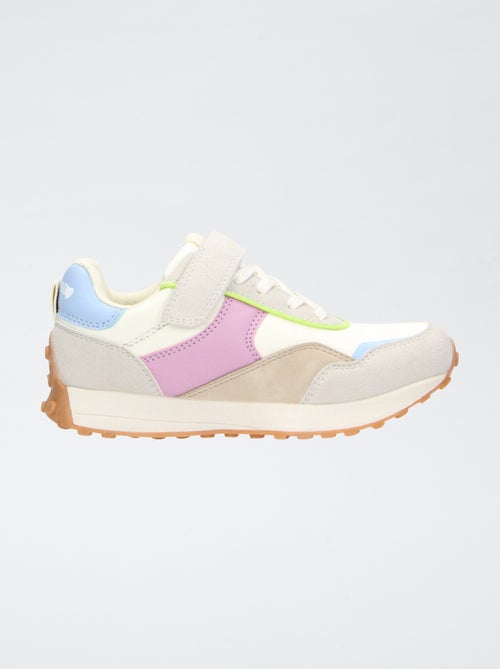 Baskets en mesh ouverture par lacets et scratchs - Kiabi