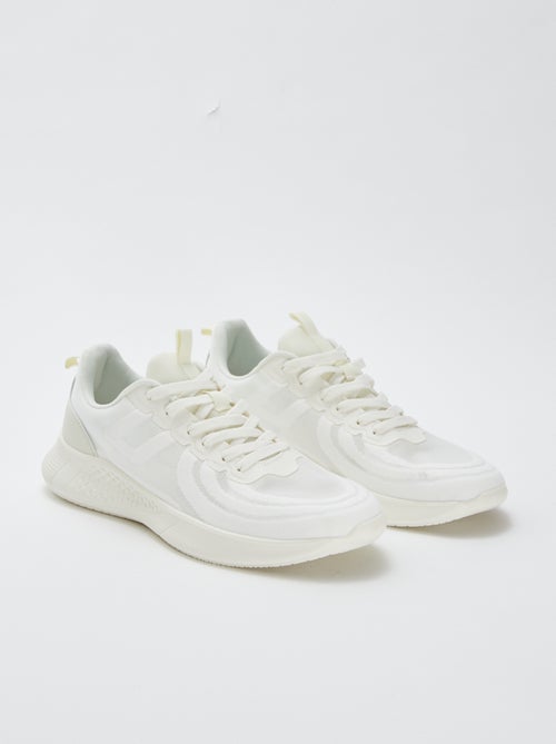 Baskets en mesh typer running à lacets - Kiabi