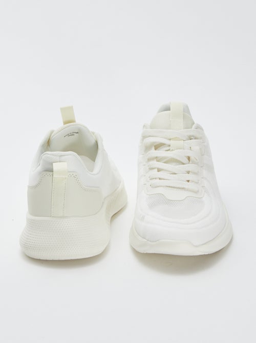 Baskets en mesh typer running à lacets - Kiabi