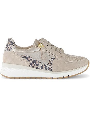 Baskets en nubuck (adaptées Hallux Valgus)