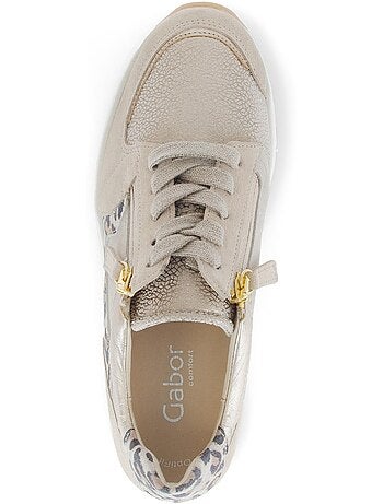 Baskets en nubuck (adaptées Hallux Valgus)
