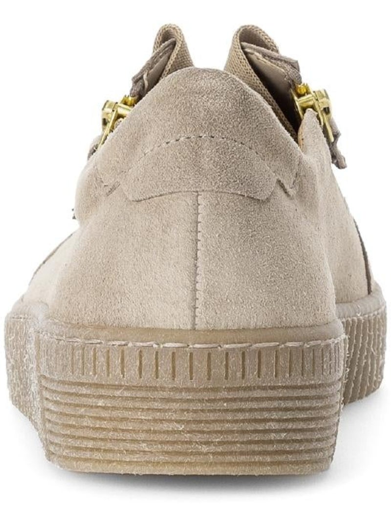 Baskets  en nubuck Beige - Kiabi