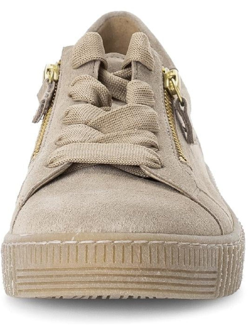 Baskets  en nubuck Beige - Kiabi