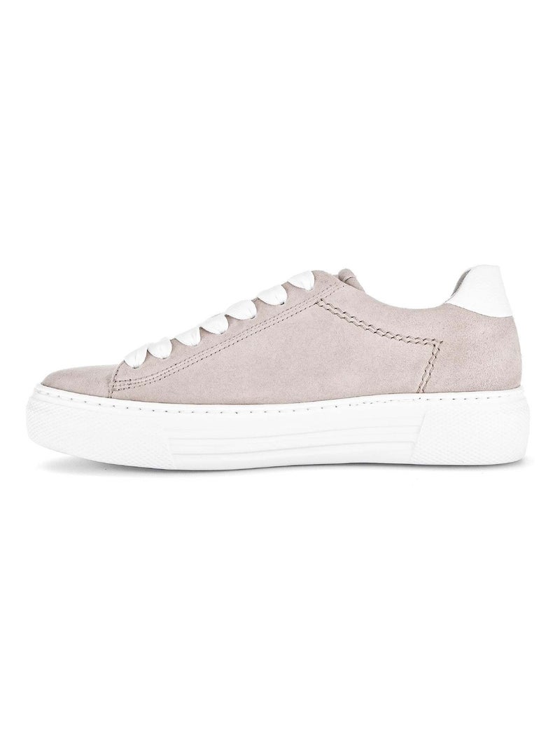 Baskets  en Nubuck Beige - Kiabi
