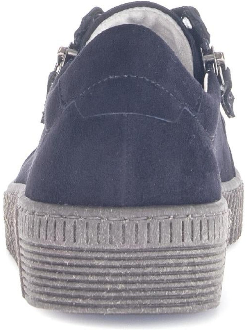 Baskets  en Nubuck Bleu - Kiabi