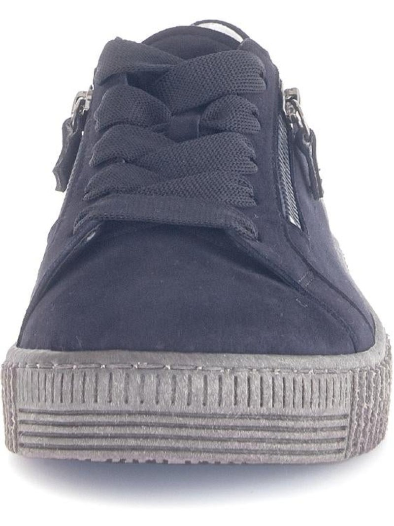 Baskets  en Nubuck Bleu - Kiabi