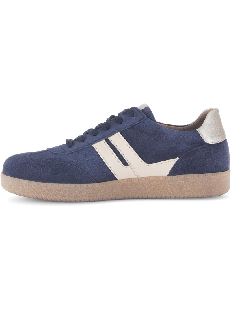 Baskets  en nubuck Bleu - Kiabi