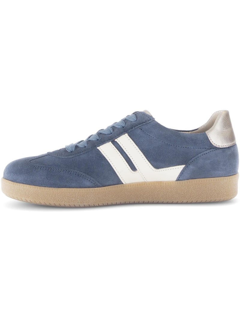 Baskets  en nubuck Bleu - Kiabi