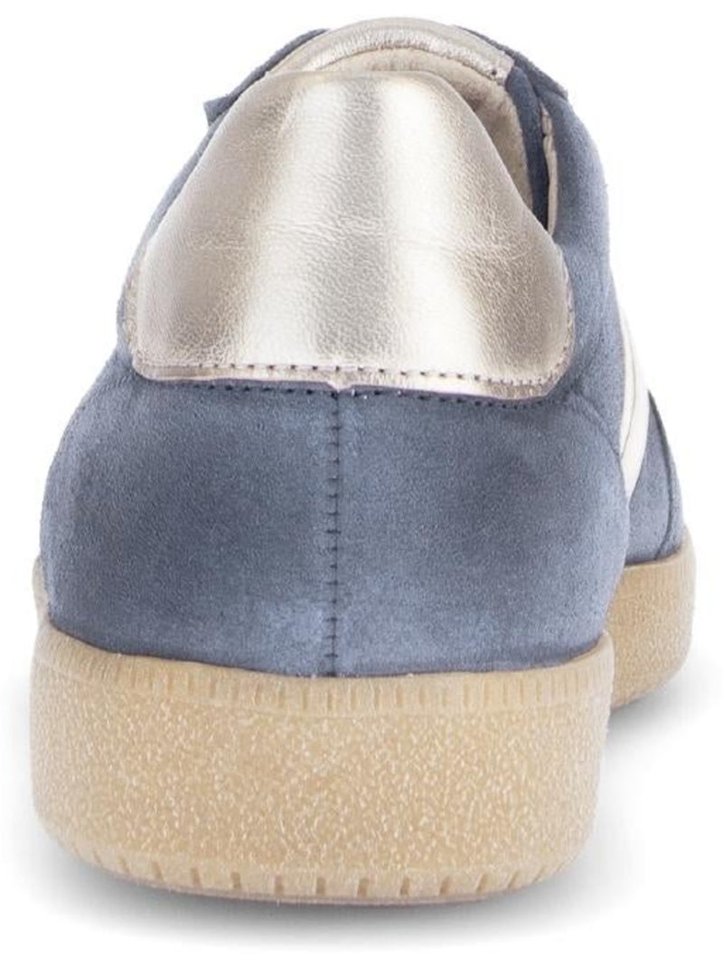 Baskets  en nubuck Bleu - Kiabi