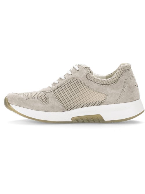 Baskets en nubuck et textile - Kiabi Baskets en nubuck et textile - Kiabi