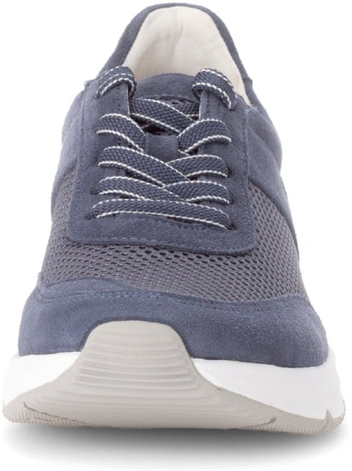 Baskets  en nubuck et textile - Kiabi