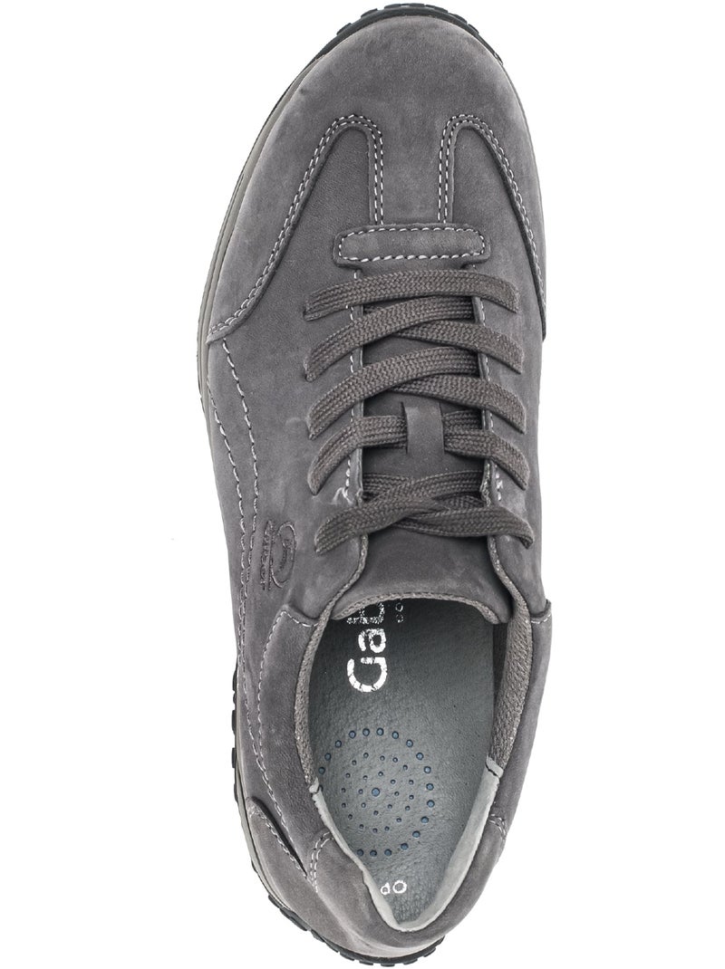 Baskets  en nubuck Gris - Kiabi
