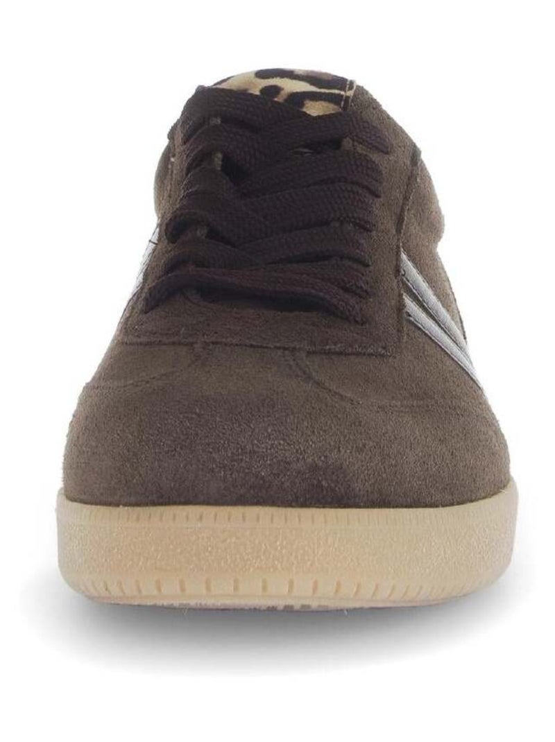Baskets  en nubuck Marron clair - Kiabi