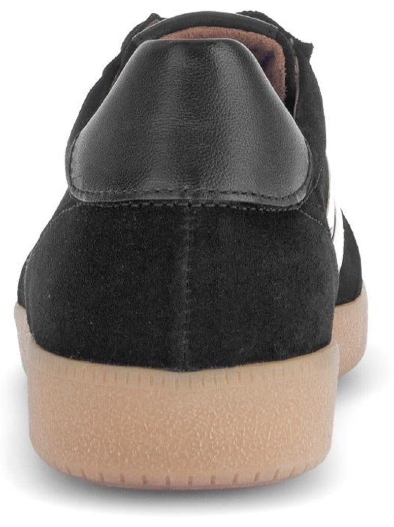Baskets  en nubuck Noir - Kiabi