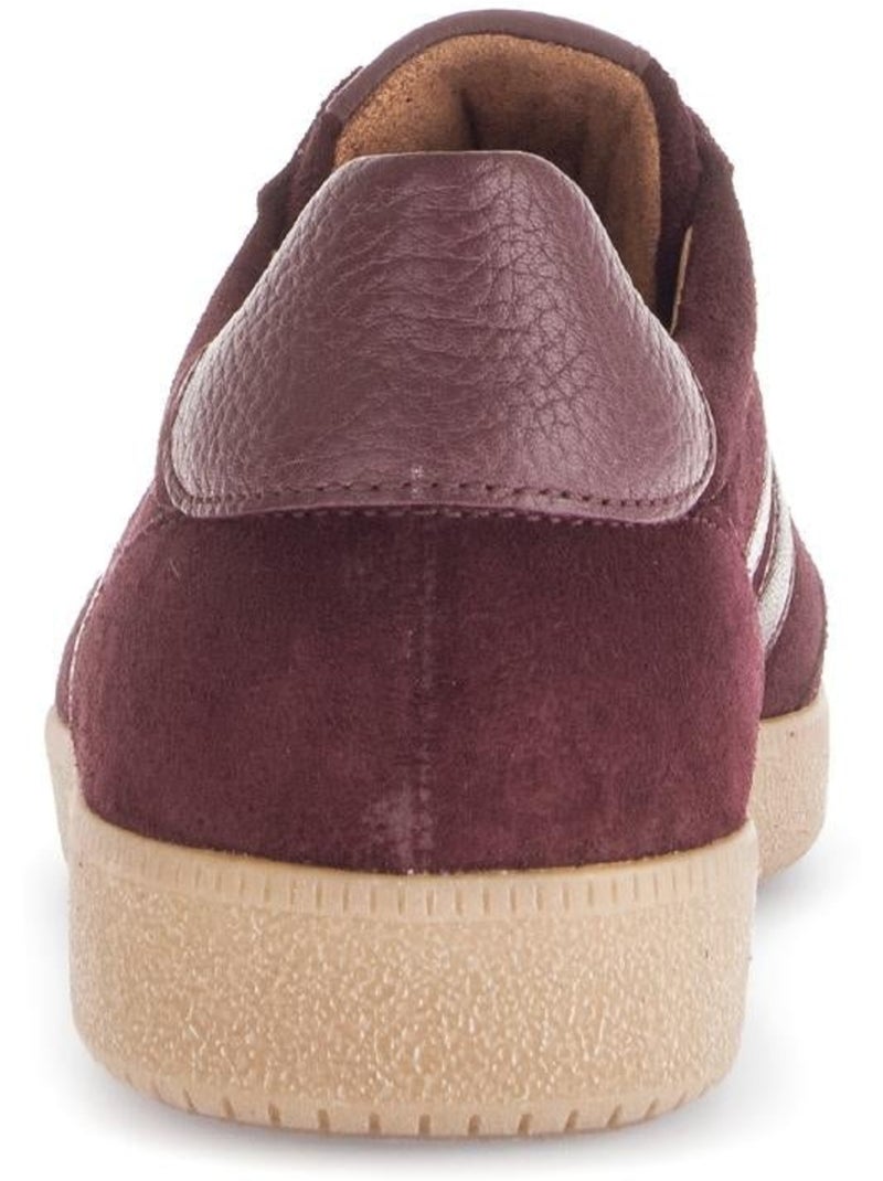 Baskets  en nubuck Rouge - Kiabi