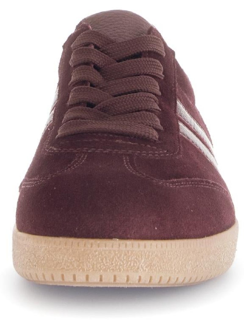 Baskets  en nubuck Rouge - Kiabi