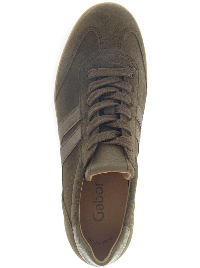 Baskets  en nubuck Vert - Kiabi