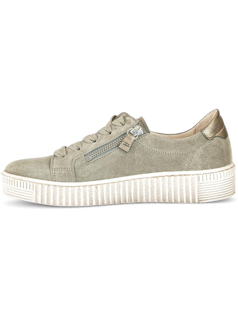 Baskets  en nubuck Vert - Kiabi