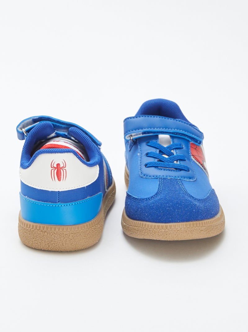 Baskets en suédine et en toile  'Spider-Man' 'Marvel' bleu - Kiabi