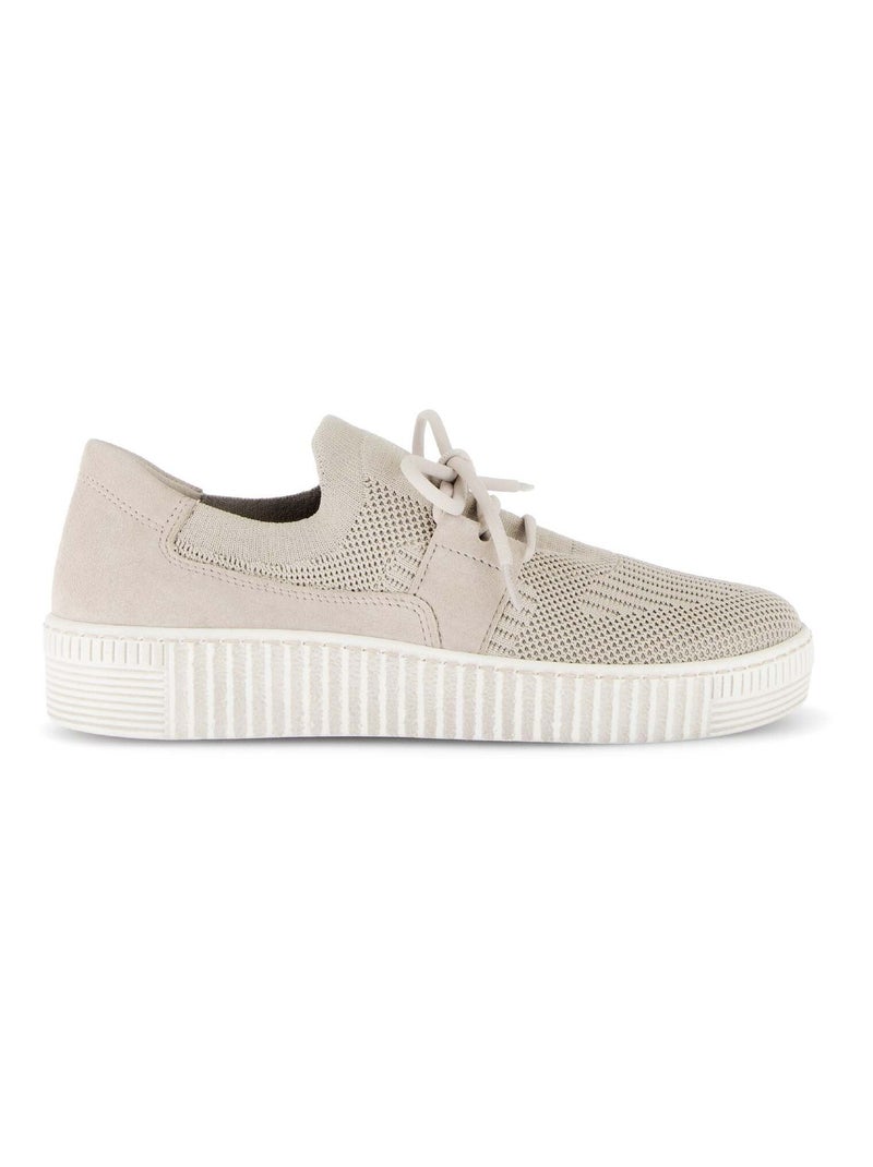 Baskets  en textile Beige - Kiabi