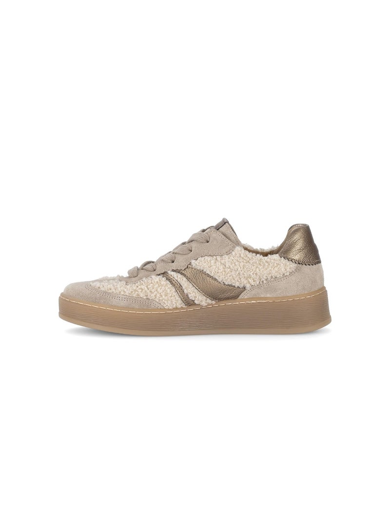 Baskets  en textile Beige - Kiabi