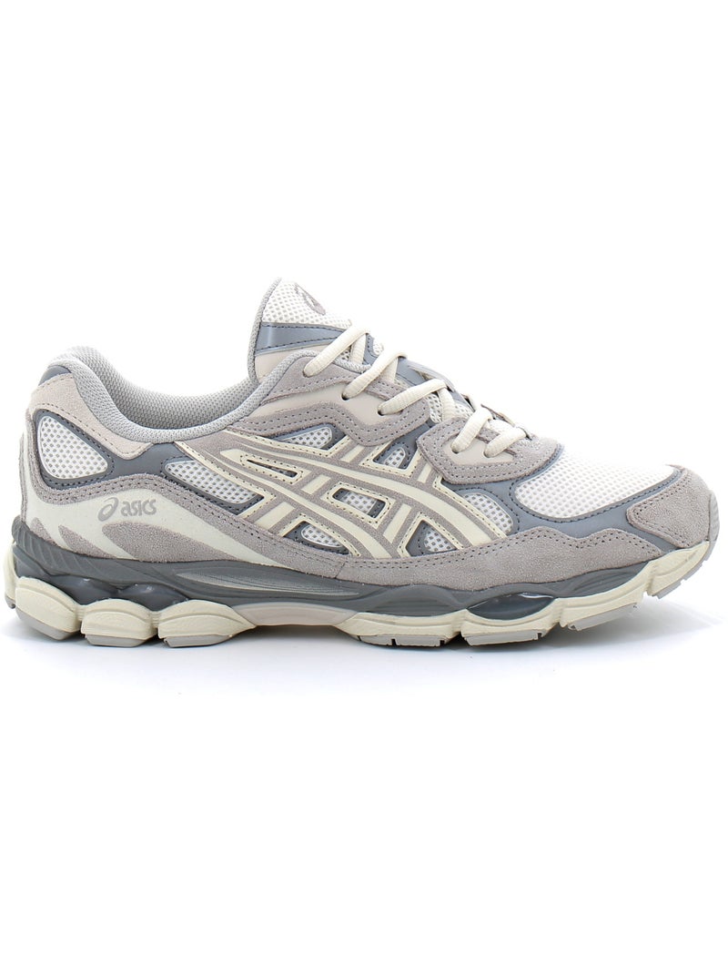 Baskets en textile et mesh asics Blanc - Kiabi