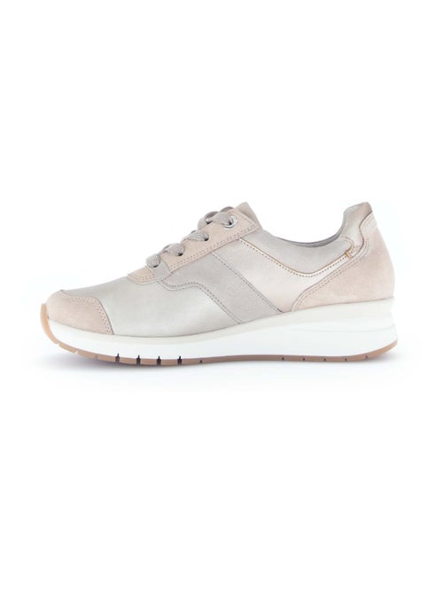 Baskets  en Textile et Nubuck (adaptées Hallux Valgus) - Kiabi