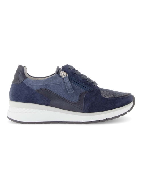 Baskets  en Textile et Nubuck (adaptées Hallux Valgus) - Kiabi