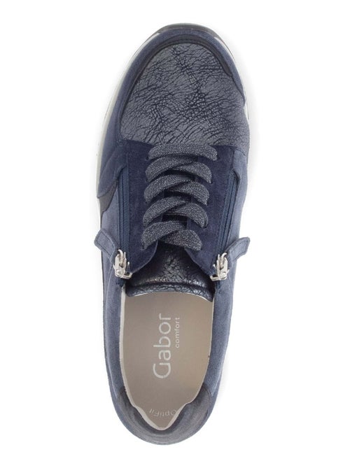 Baskets  en Textile et Nubuck (adaptées Hallux Valgus) - Kiabi