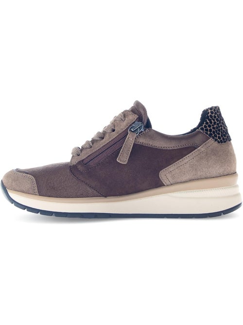 Baskets  en Textile et Nubuck (adaptées Hallux Valgus) - Kiabi