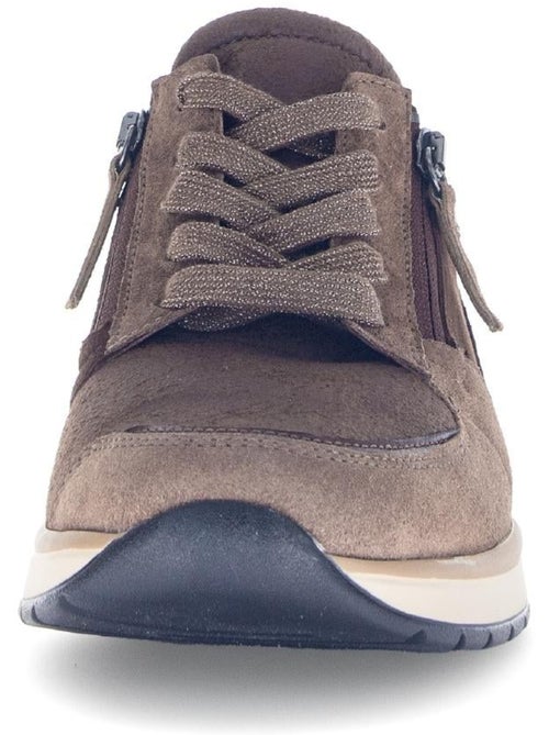 Baskets  en Textile et Nubuck (adaptées Hallux Valgus) - Kiabi