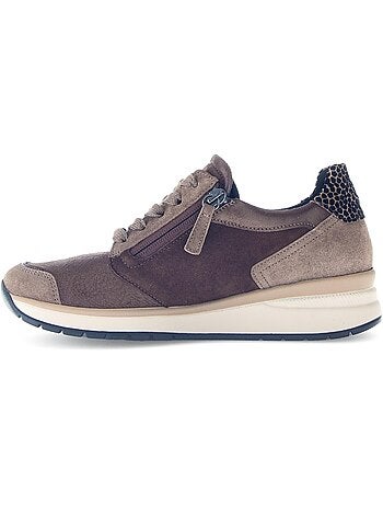 Baskets en Textile et Nubuck (adaptées Hallux Valgus)