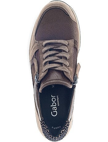 Baskets en Textile et Nubuck (adaptées Hallux Valgus)
