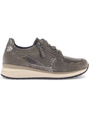 Baskets en Textile et Nubuck (adaptées Hallux Valgus)