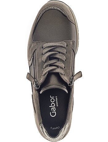Baskets en Textile et Nubuck (adaptées Hallux Valgus)