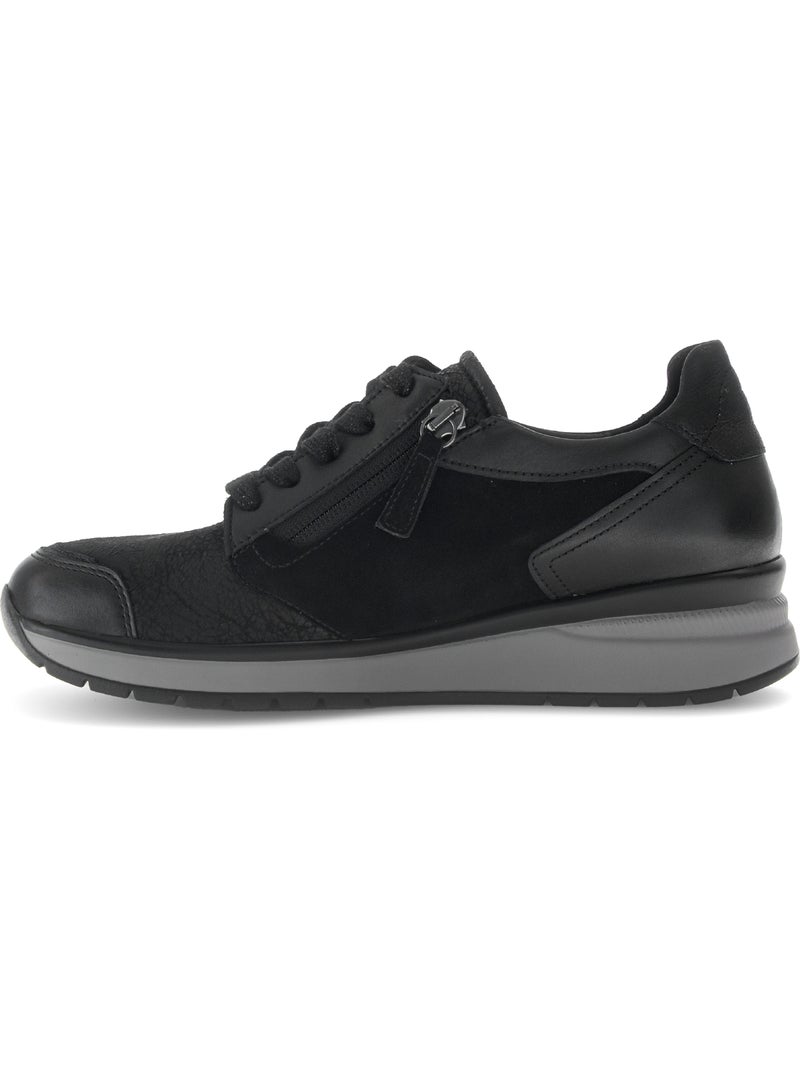 Baskets  en Textile et Nubuck (adaptées Hallux Valgus) Noir Noir - Kiabi