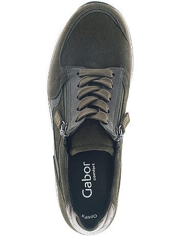 Baskets en Textile et Nubuck (adaptées Hallux Valgus)