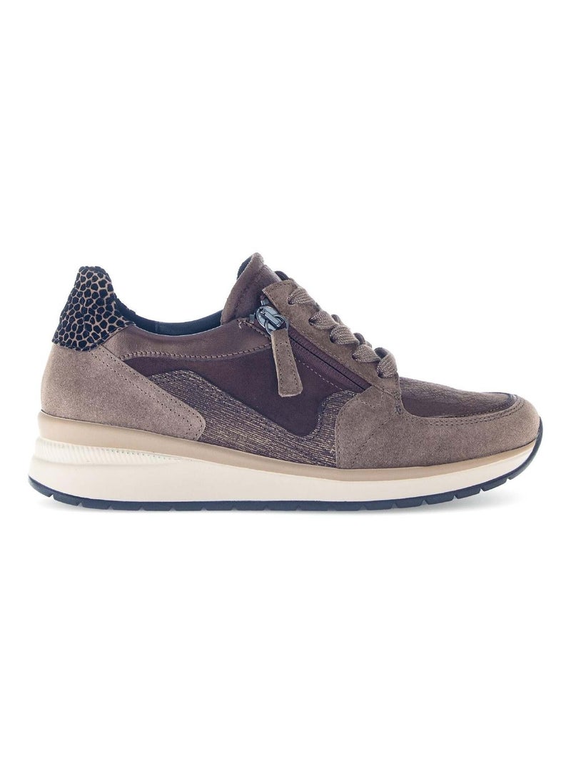 Baskets  en textile Marron clair - Kiabi