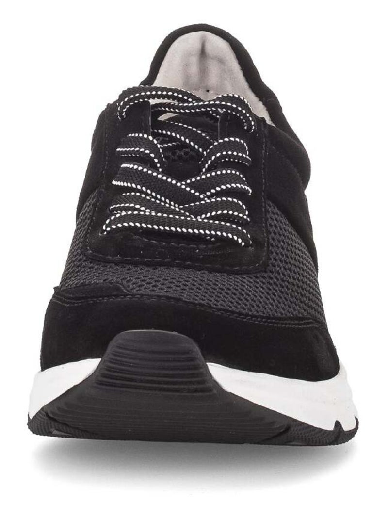 Baskets  en textile Noir Noir - Kiabi