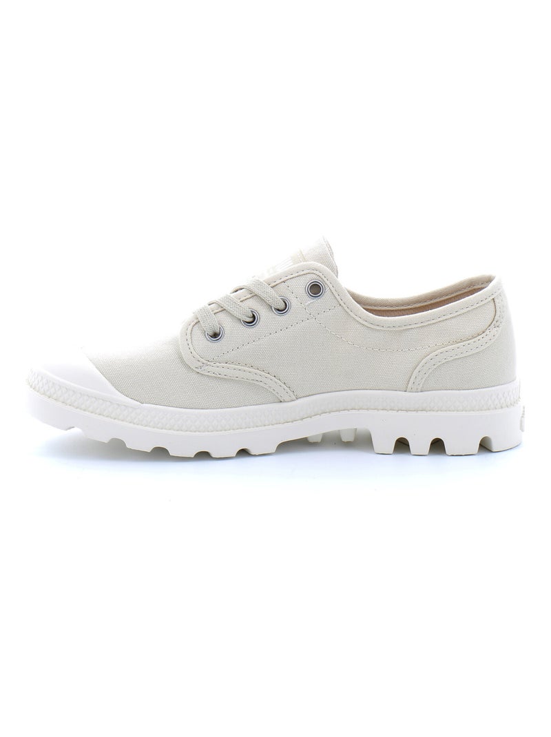 Baskets en Textile Palladium Beige - Kiabi