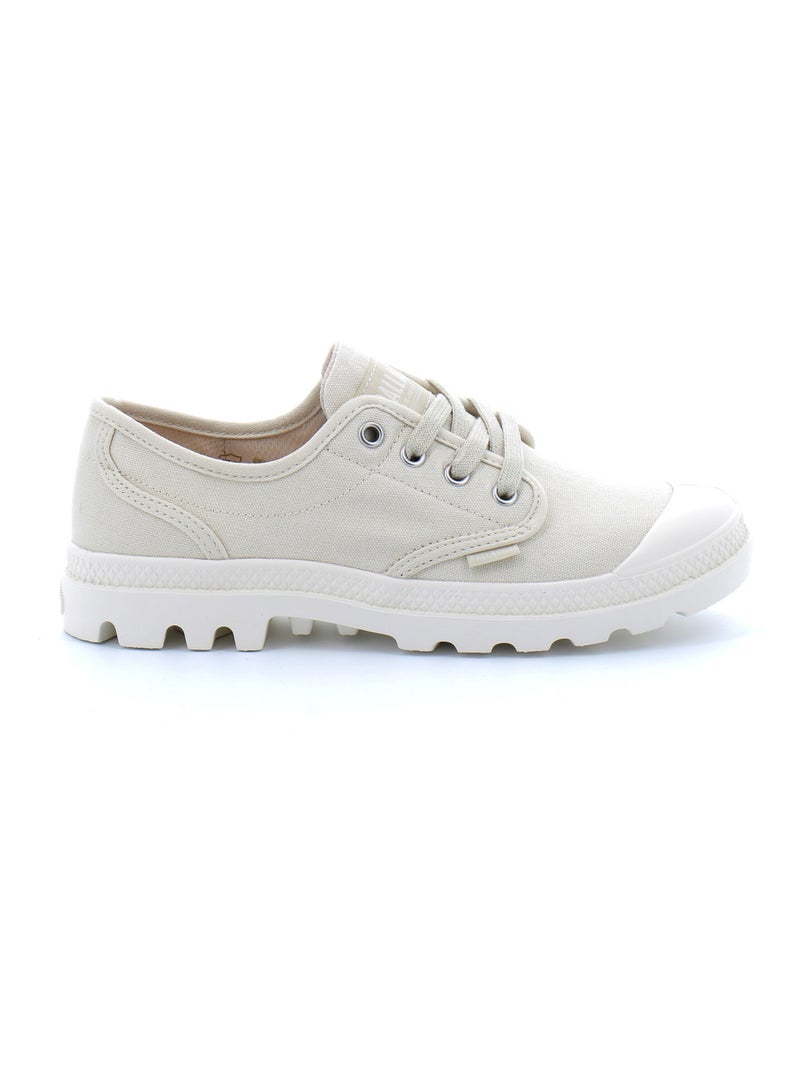 Baskets en Textile Palladium Beige - Kiabi