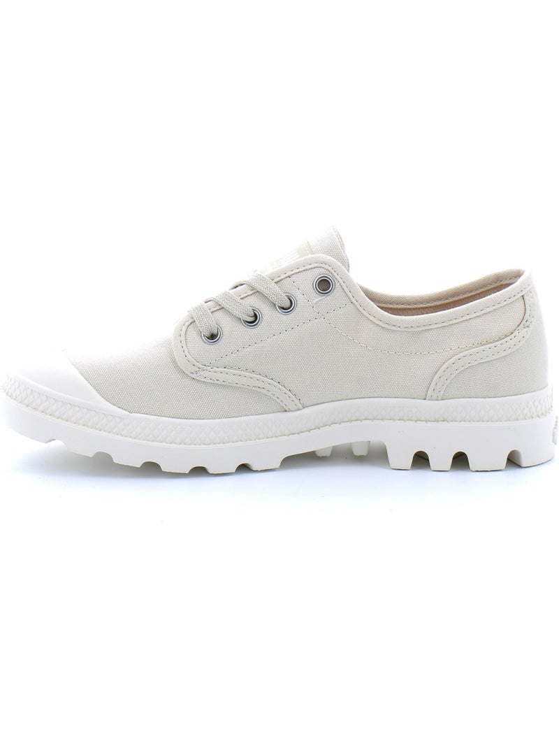 Baskets en Textile Palladium Beige - Kiabi