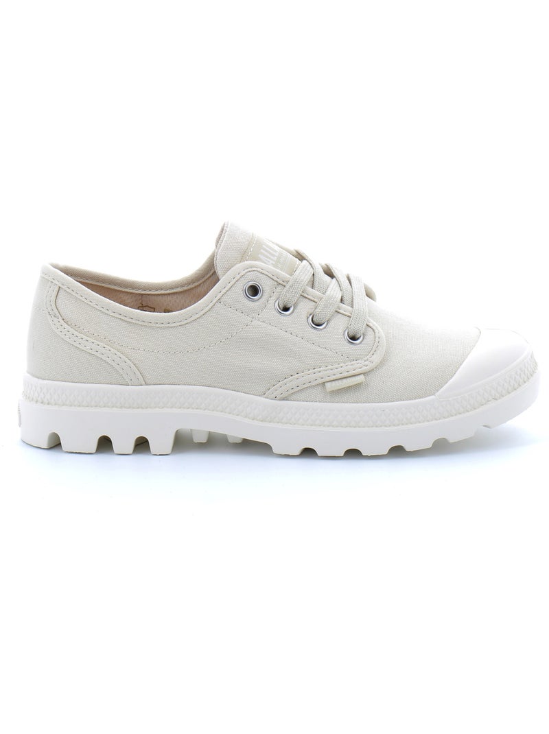 Baskets en Textile Palladium Beige - Kiabi